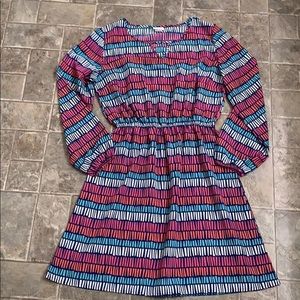 3/$25 - All for color sz lg long sleeve dress